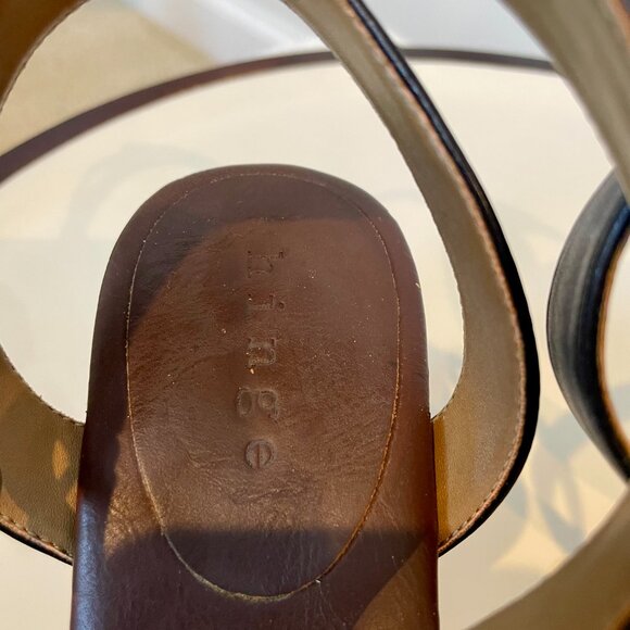 Hinge Clog Wedge Buckle Sandals Size 8.5 - Picture 10 of 13